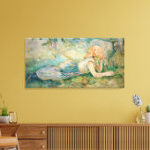 Berthe Morisot - Hirtenruhe Leinwanddruck (Insitu (Wohnzimmer))