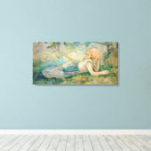 Berthe Morisot - Hirtenruhe Leinwanddruck (Insitu (Holzboden))