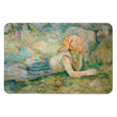Berthe Morisot - Hirtenruhe Magnet (Horizontal)