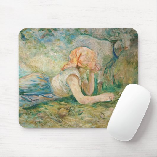 Berthe Morisot - Hirtenruhe Mousepad (Mit Mouse)