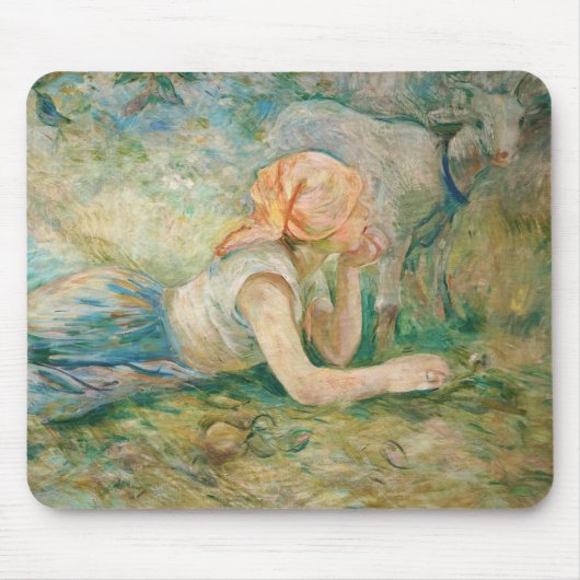 Berthe Morisot - Hirtenruhe Mousepad (Vorne)