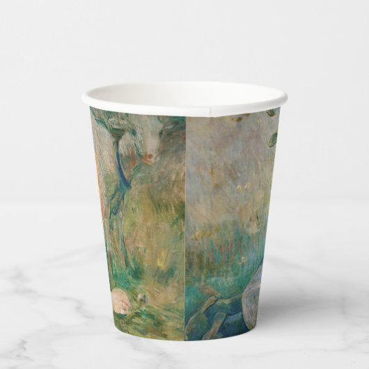 Berthe Morisot - Hirtenruhe Pappbecher (Rechts)