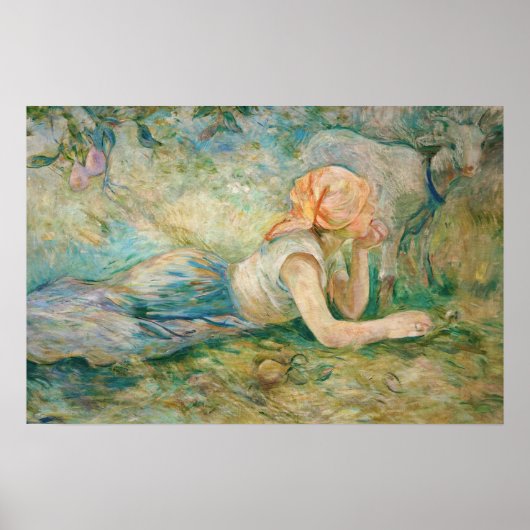 Berthe Morisot - Hirtenruhe Poster (Vorne)