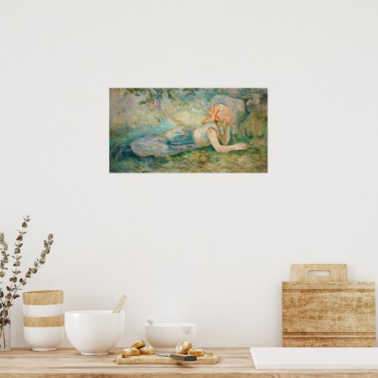 Berthe Morisot - Hirtenruhe Poster (Küche)