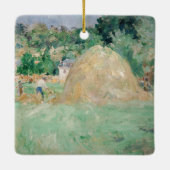 Berthe Morisot - Hystacks at Bougival Keramikornament (Rückseite)