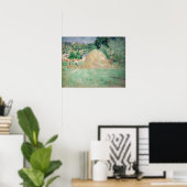 Berthe Morisot - Hystacks at Bougival Poster (Heimbüro)