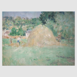 Berthe Morisot - Hystacks at Bougival Seidenpapier