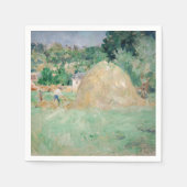 Berthe Morisot - Hystacks at Bougival Serviette (Vorderseite)