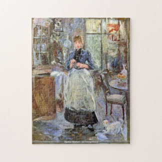 Berthe Morisot - im Esszimmerpuzzlespiel Puzzle
