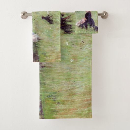Berthe Morisot - Im Park Badhandtuch Set (Insitu)