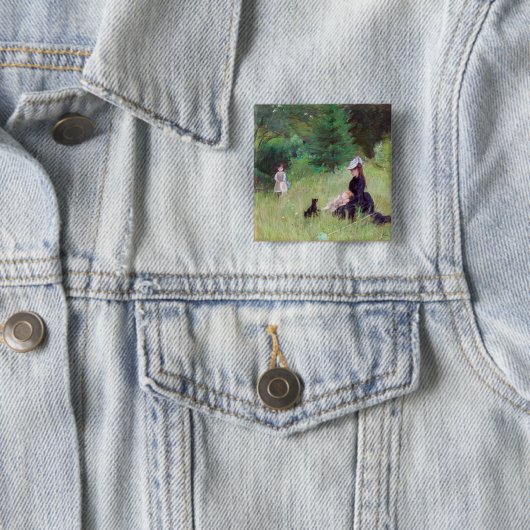 Berthe Morisot - Im Park Button (Beispiel)