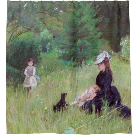 Berthe Morisot - Im Park Duschvorhang (Vorderseite)
