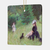 Berthe Morisot - Im Park Keramikornament (Links)