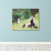 Berthe Morisot - Im Park Leinwanddruck (Insitu (Holzboden))