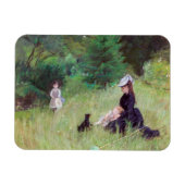 Berthe Morisot - Im Park Magnet (Horizontal)