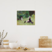 Berthe Morisot - Im Park Poster (Küche)