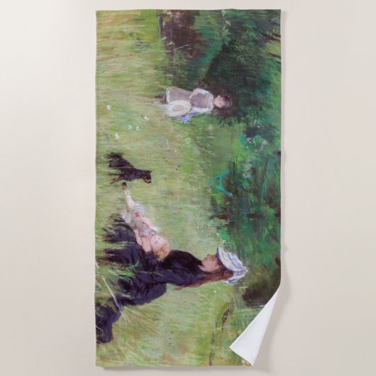 Berthe Morisot - Im Park Strandtuch (Vorderseite)