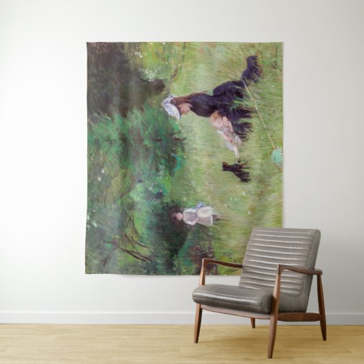 Berthe Morisot - Im Park Wandteppich (Beispiel)