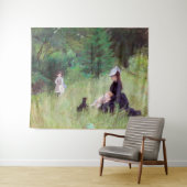 Berthe Morisot - Im Park Wandteppich (Beispiel (Horizontal))
