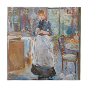 Berthe Morisot - Im Speisesaal Fliese