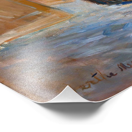 Berthe Morisot - Im Speisesaal Fotodruck (Ecke)