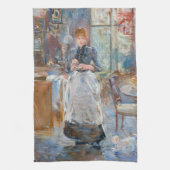 Berthe Morisot - Im Speisesaal Geschirrtuch (Vertikal)