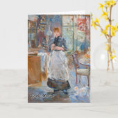 Berthe Morisot - Im Speisesaal Karte (Gelbe Blume)