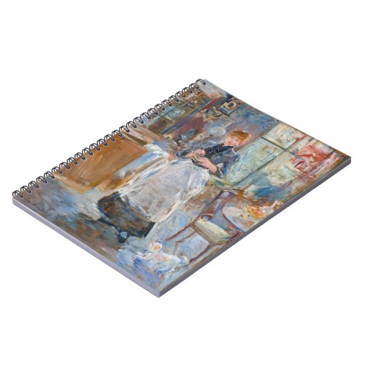 Berthe Morisot - Im Speisesaal Notizblock (Linke Seite)