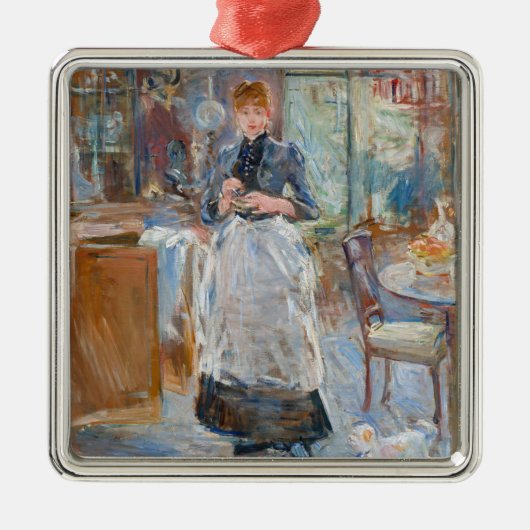 Berthe Morisot - Im Speisesaal Ornament Aus Metall (Vorne)