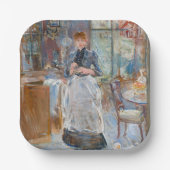 Berthe Morisot - Im Speisesaal Pappteller (Vorderseite)