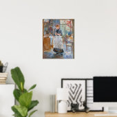 Berthe Morisot - Im Speisesaal Poster (Heimbüro)