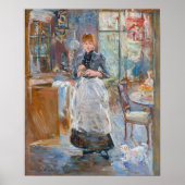 Berthe Morisot - Im Speisesaal Poster (Vorne)
