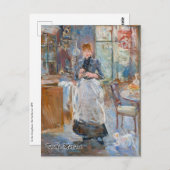 Berthe Morisot - Im Speisesaal Postkarte (Vorne/Hinten)