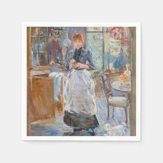 Berthe Morisot - Im Speisesaal Serviette (Vorderseite)