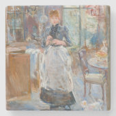 Berthe Morisot - Im Speisesaal Steinuntersetzer (Vorderseite)