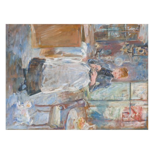 Berthe Morisot - Im Speisesaal Tischdecke (Vorderseite (Horizontal))