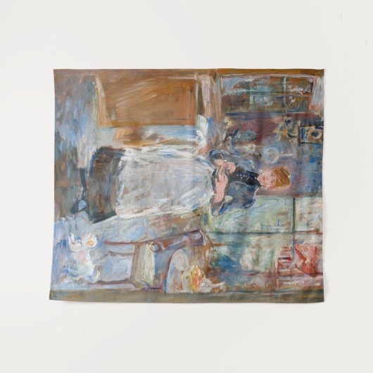 Berthe Morisot - Im Speisesaal Wandteppich (Vorderseite (Horizontal))