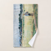 Berthe Morisot - Im Wheatfield bei Gennevillier Badhandtuch Set (Handtuch)