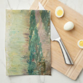 Berthe Morisot - Im Wheatfield bei Gennevillier Geschirrtuch (Viertel Falte)