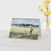 Berthe Morisot - Im Wheatfield bei Gennevillier Karte (Gelbe Blume)