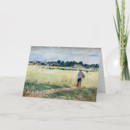 Berthe Morisot - Im Wheatfield bei Gennevillier Karte