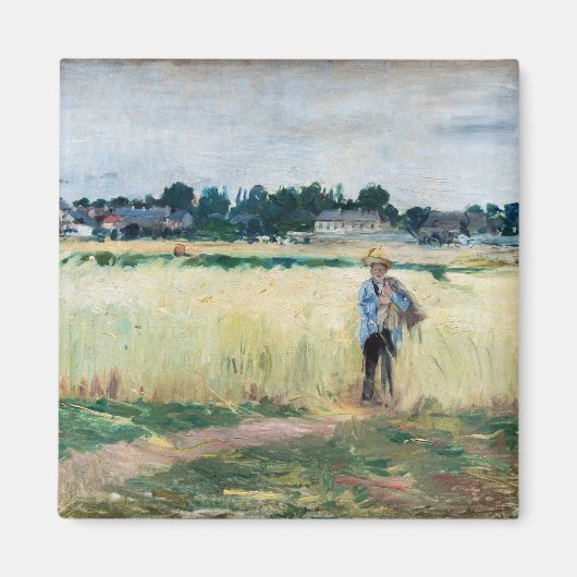 Berthe Morisot - Im Wheatfield bei Gennevillier Magnet (Vorne)