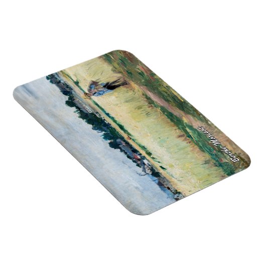 Berthe Morisot - Im Wheatfield bei Gennevillier Magnet (Rechte Seite)