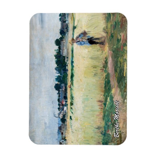 Berthe Morisot - Im Wheatfield bei Gennevillier Magnet (Vertikal)
