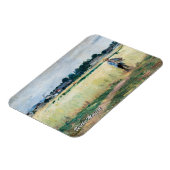 Berthe Morisot - Im Wheatfield bei Gennevillier Magnet (Linke Seite)