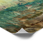 Berthe Morisot - Im Wheatfield bei Gennevillier Poster (Ecke)