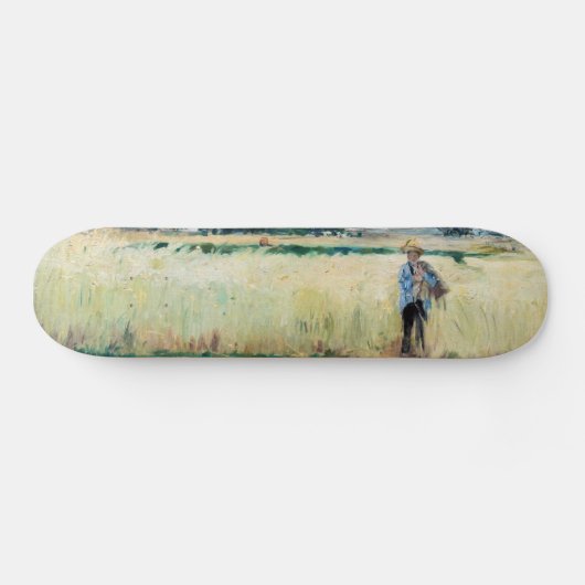 Berthe Morisot - Im Wheatfield bei Gennevillier Skateboard (Horizontal)