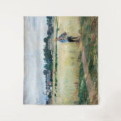 Berthe Morisot - Im Wheatfield bei Gennevillier Wandteppich (Vorderseite)
