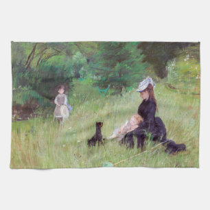 Berthe Morisot - In einem Park / Dans le parc Geschirrtuch