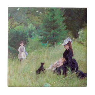 Berthe Morisot - In einem Park Fliese